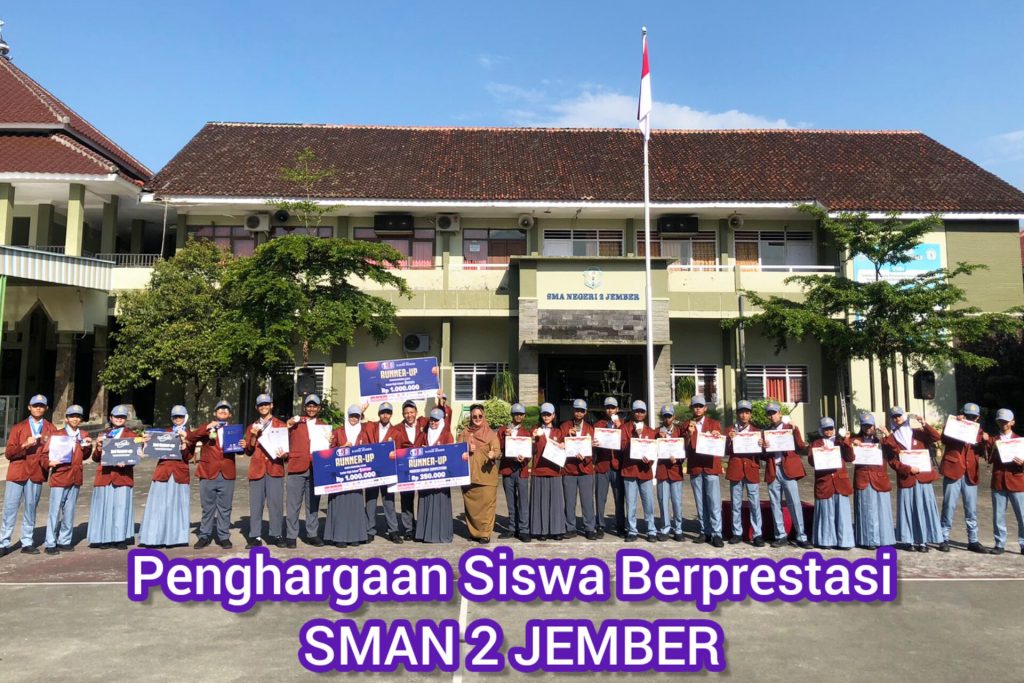 Penghargaan siswa berprestasi SMAN 2 Jember tahun 2023, Senin 13 Maret 2023